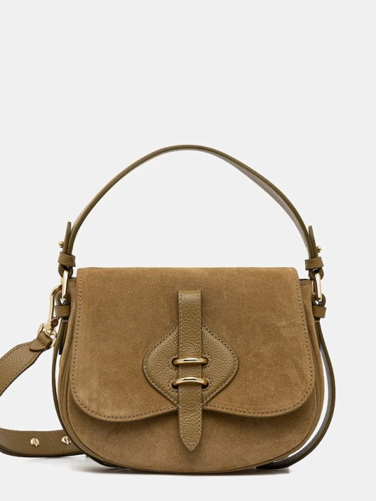 Obrázek produktu Coccinelle crossbody kabelka dámská semišová MAVERY SUEDE zlatá
