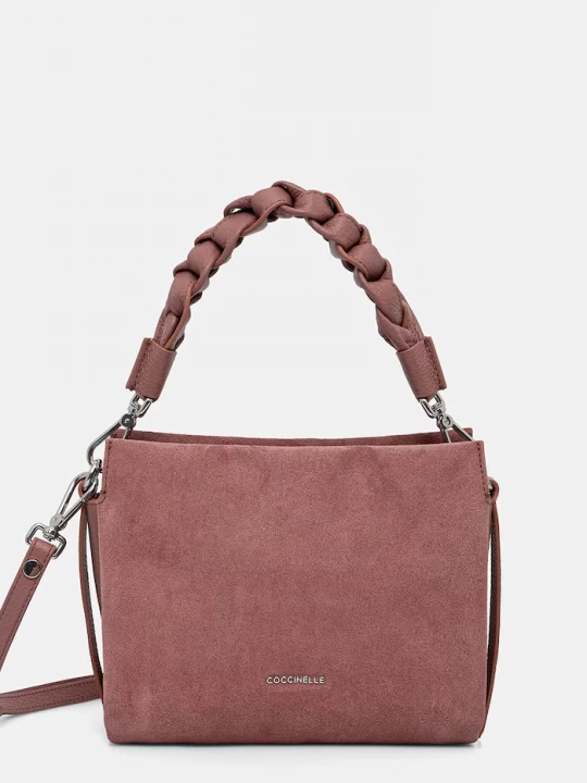 Obrázek produktu Coccinelle crossbody kabelka dámská semišová růžová