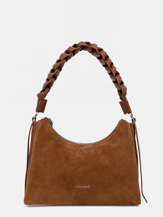 Obrázek produktu Coccinelle hobo kabelka dámská semišová BOHEME SUEDE BIMATERIAL hnědá