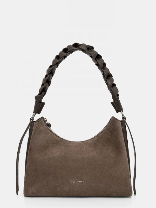 Obrázek produktu Coccinelle hobo kabelka dámská semišová BOHEME SUEDE BIMATERIAL zelená