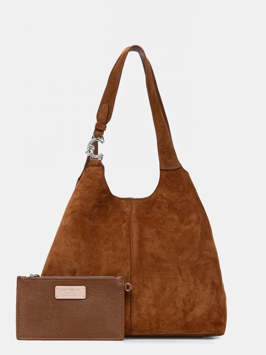 Obrázek produktu Coccinelle hobo kabelka dámská semišová hnědá