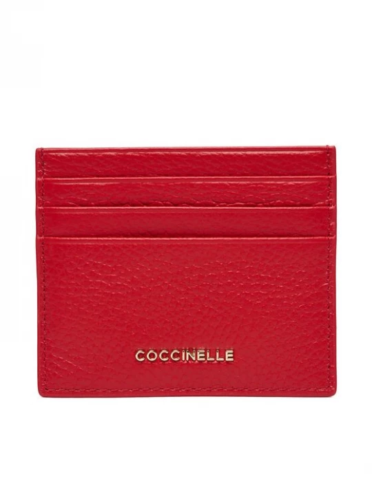 Obrázek produktu Coccinelle Pouzdro na kreditní karty MW5 Metallic Soft E2 MW5 12 95 01 Červená