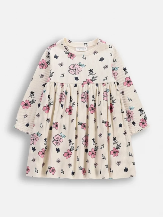 Obrázek produktu Coccodrillo babydoll šaty s bavlnou béžová
