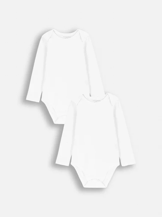 Obrázek produktu Coccodrillo Bavlněné kojenecké body 2-pack