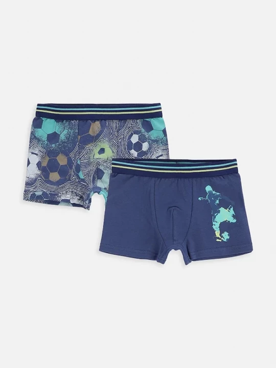 Obrázek produktu Coccodrillo boxerky dětské s bavlnou 2-pack modrá