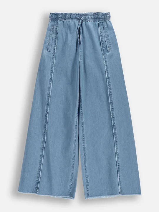 Obrázek produktu Coccodrillo wide leg džíny dětské modrá