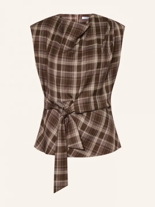 Obrázek produktu Co'couture Blůza Dagnycc tmavě hnědá / béžová