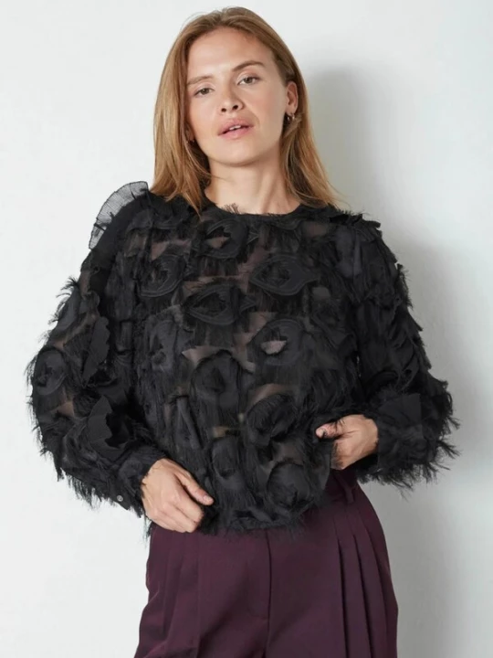 Obrázek produktu co'couture Halenka 'Syra' černá