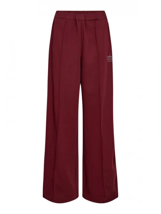 Obrázek produktu co'couture Kalhoty 'Amina' burgundská červeň / bílá