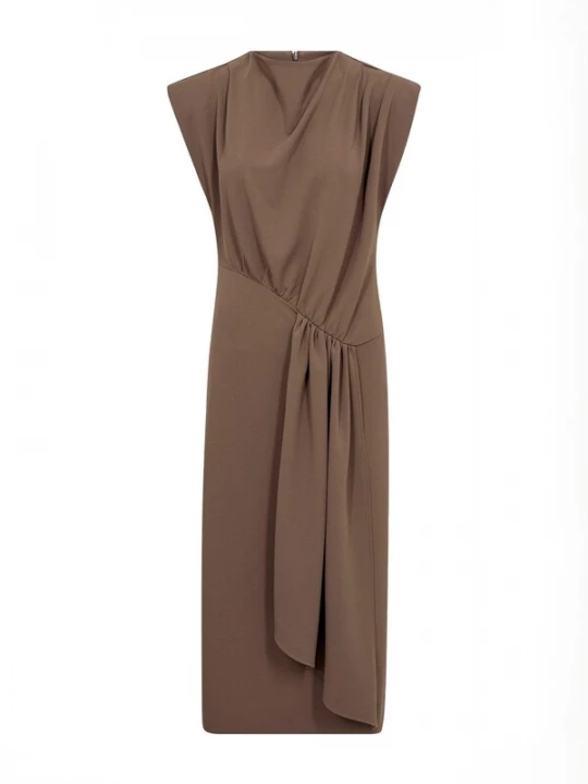 Obrázek produktu co'couture Šaty ' FalconCC Pleat ' světle hnědá