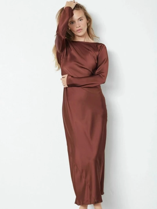 Obrázek produktu co'couture Šaty 'Safira' hnědá