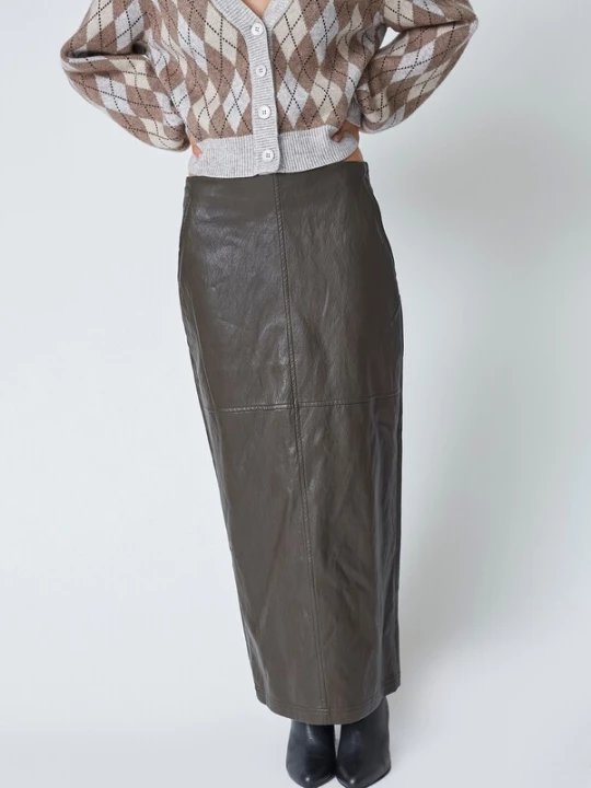 Obrázek produktu co'couture Sukně 'Gitt' tmavě hnědá