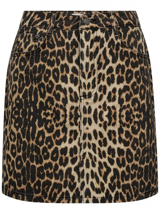 Obrázek produktu co'couture Sukně 'Leo' hnědá / khaki / černá