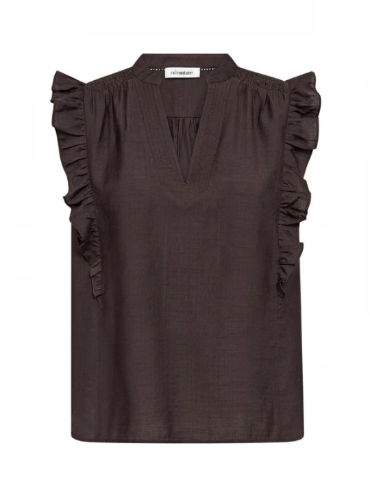 Obrázek produktu co'couture Top ' Hera ' tmavě hnědá