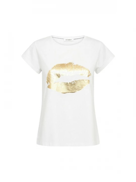 Obrázek produktu co'couture Top ' KissCC ' zlatá / bílá