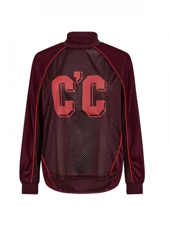 Obrázek produktu co'couture Tričko 'Trey' korálová / vínově červená