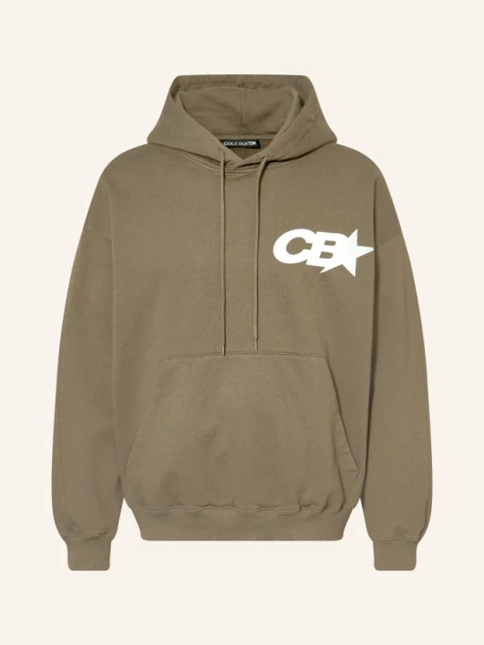 Obrázek produktu Cole Buxton Mikina S Kapucí Cb Star Racing khaki / bílá