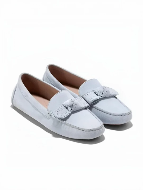 Obrázek produktu Cole Haan Mokasíny 'BELLPORT BOW DRIVER' světlemodrá