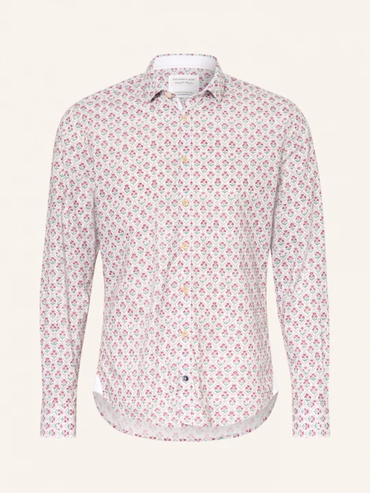 Obrázek produktu Colours & Sons Košile Slim Fit červená / světle šedá / zelená