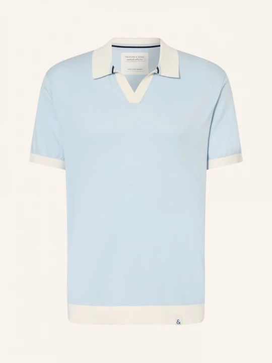 Obrázek produktu Colours & Sons Pletené Polo Tričko tmavě modrá / bílá