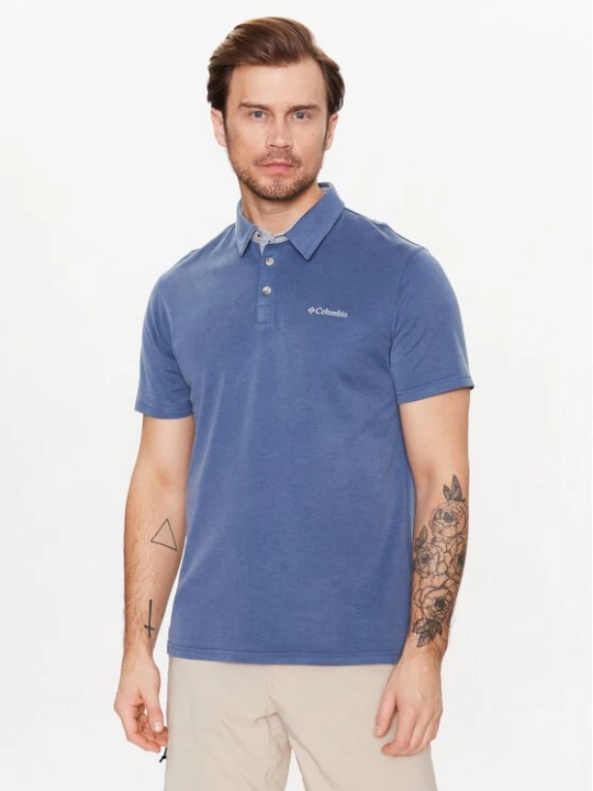 Obrázek produktu Columbia Polokošile Nelson Point 1772721 Modrá Regular Fit