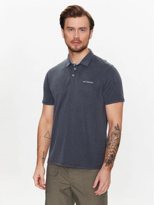 Obrázek produktu Columbia Polokošile Nelson Point 1772721 Šedá Regular Fit