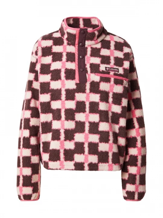 Obrázek produktu COLUMBIA Sportovní svetr 'Helvetia II' čokoládová / pink / offwhite