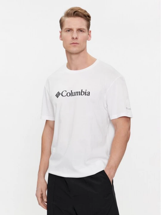 Obrázek produktu Columbia T-Shirt Csc Basic Logo 1680053 Bílá Regular Fit