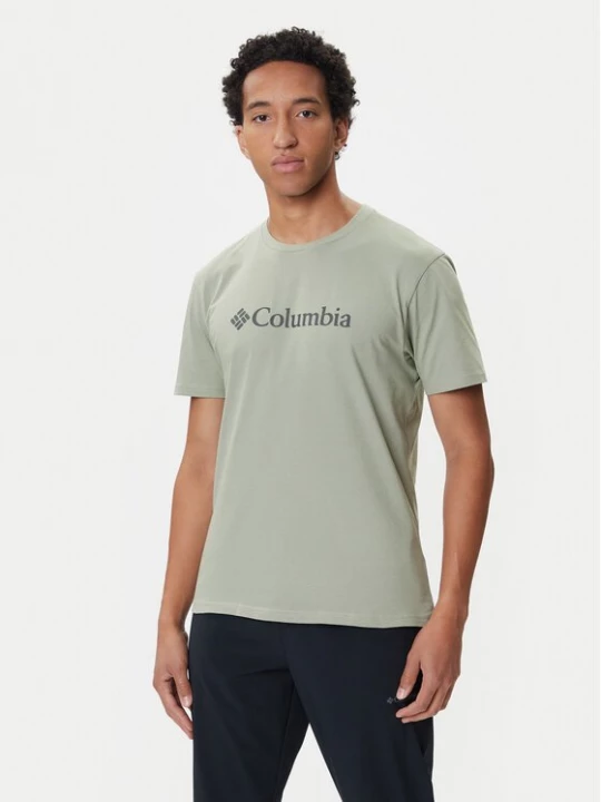 Obrázek produktu Columbia T-Shirt Csc Basic Logo™ 1680053 Zelená Regular Fit