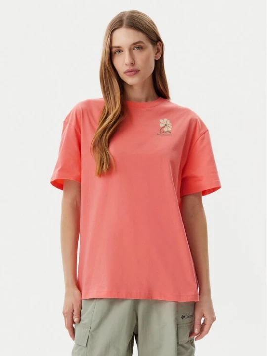 Obrázek produktu Columbia T-Shirt Rolling Bend™ Graphic 2120031 Růžová Oversize