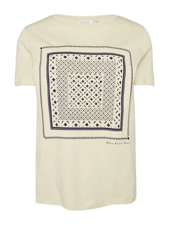 Obrázek produktu comma casual identity Tričko  béžová / noční modrá