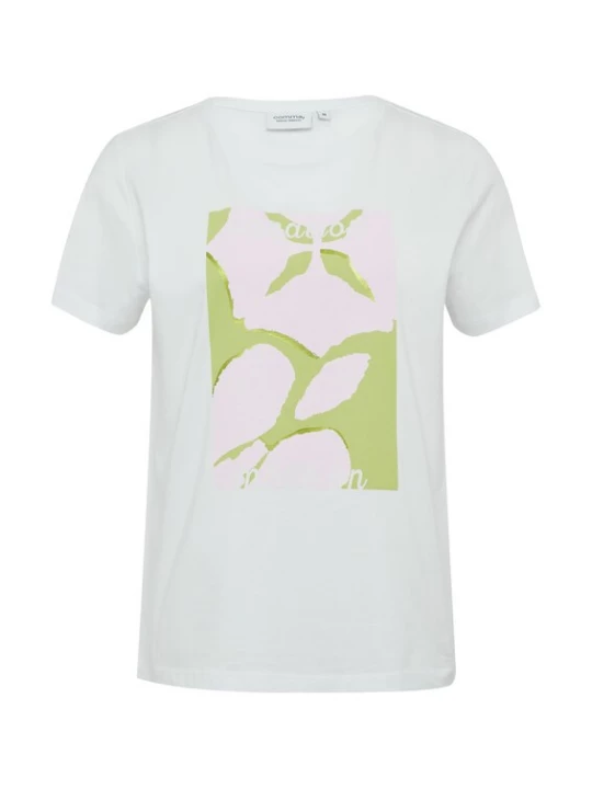 Obrázek produktu comma casual identity Tričko  champagne / olivová / bílá