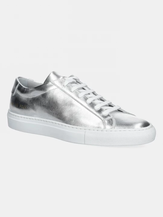 Obrázek produktu Common Projects Kožené tenisky Common Projects Achilles Shiny stříbrná