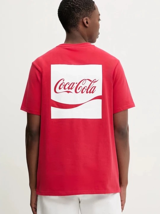 Obrázek produktu Converse Bavlněné tričko Converse x Coca Cola červená