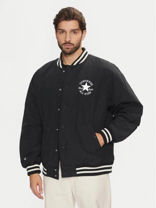 Obrázek produktu Converse Bunda bomber Varsity 10026976-A01 Černá Regular Fit