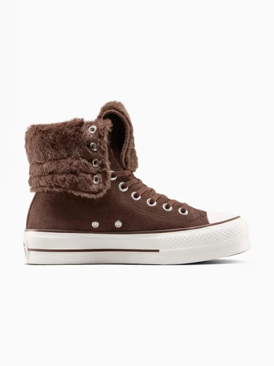 Obrázek produktu Converse Kecky Converse Chuck Taylor All Star Star Fold Over Lift hnědá