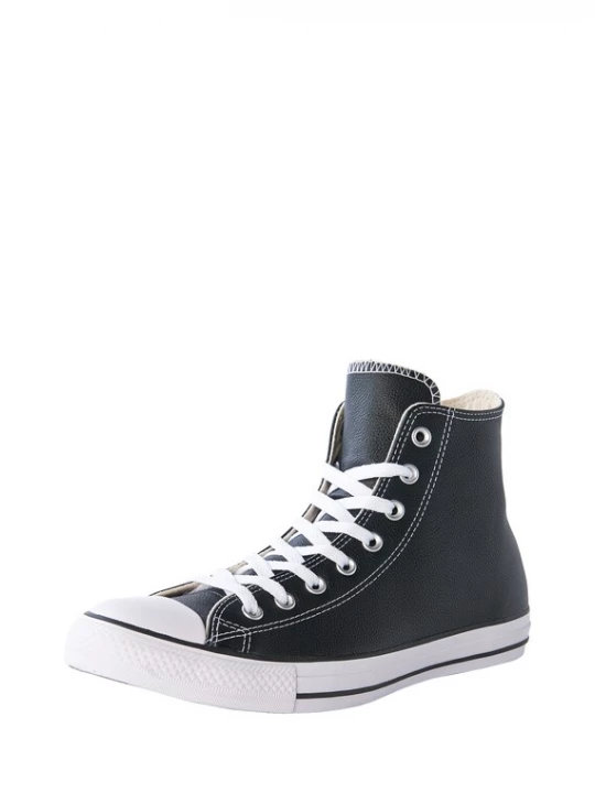 Obrázek produktu CONVERSE Kotníkové tenisky 'CHUCK TAYLOR ALL STAR LEATHER'  černá / bílý melír