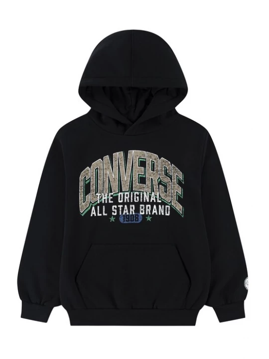 Obrázek produktu CONVERSE Mikina 'VARCITY' brokátová / limetková / černá / bílá