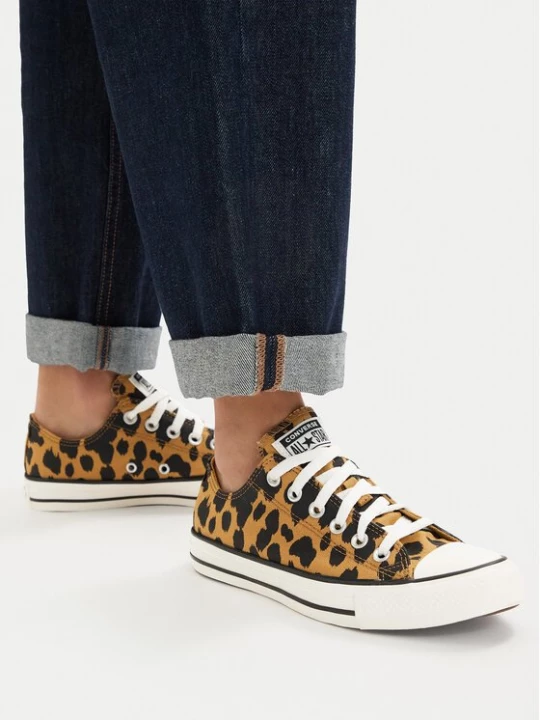 Obrázek produktu Converse Plátěnky Chuck Taylor All Star Cow Print A17920C Oranžová Hnědá