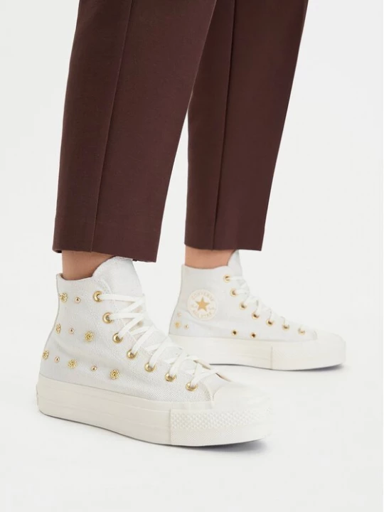 Obrázek produktu Converse Plátěnky Chuck Taylor All Star Heathered Glam A16892C Écru Krémová