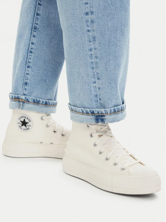 Obrázek produktu Converse Plátěnky Chuck Taylor All Star Lift Platform Beads A16107C Écru Krémová