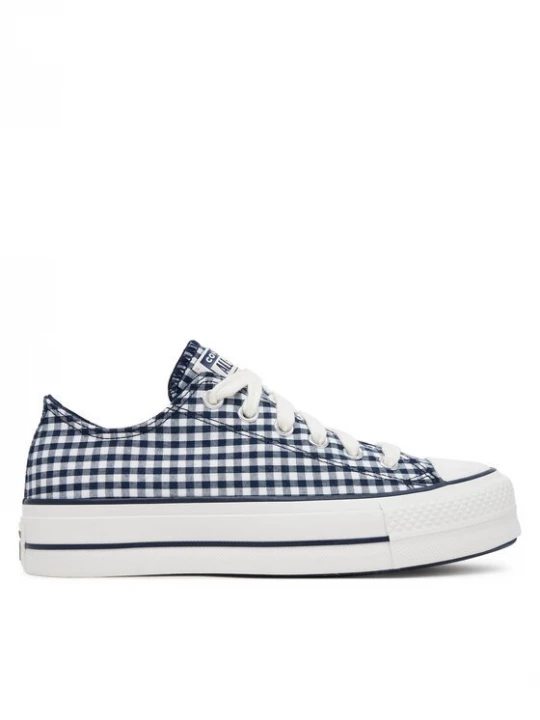 Obrázek produktu Converse Plátěnky Chuck Taylor All Star Lift Platform Gingham A13664C Tmavomodrá