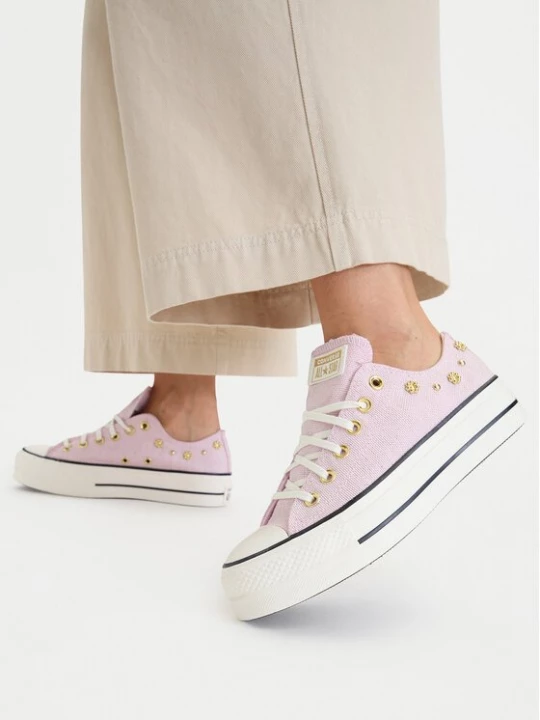 Obrázek produktu Converse Plátěnky Chuck Taylor All Star Lift Platform Heathered Glam​ A17595C Růžová