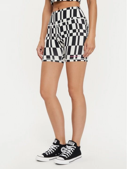 Obrázek produktu Converse Sportovní kraťasy W Aop Wordmark Bike Short 10026990-A01 Barevná Skinny Fit