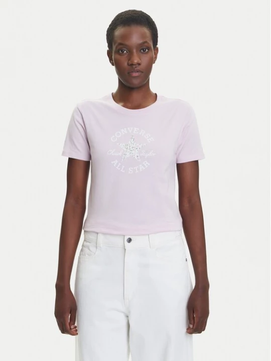 Obrázek produktu Converse T-Shirt Floral Chuck Taylor 10027751-A03 Růžová Regular Fit