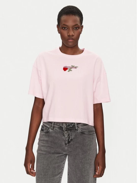 Obrázek produktu Converse T-Shirt Thorned 10028306-A03 Růžová Oversize