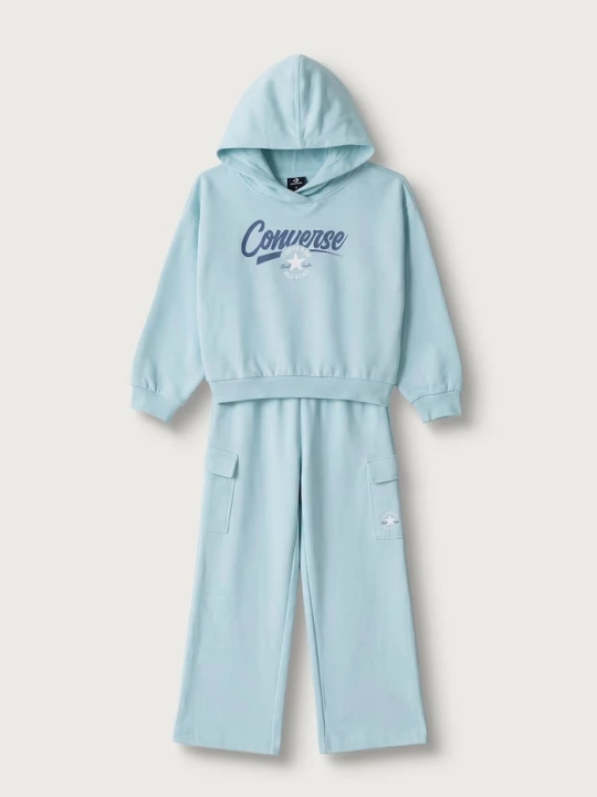 Obrázek produktu Converse teplákový set dětský s bavlnou modrá