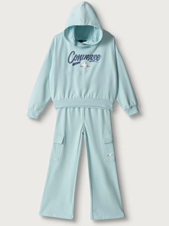 Obrázek produktu Converse teplákový set dětský s bavlnou modrá