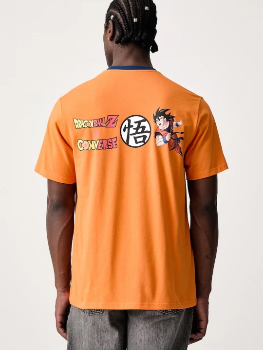 Obrázek produktu Converse tričko pánské bavlněné x Dragon Ball Z oranžová