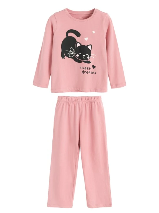 Obrázek produktu COOL CLUB by SMYK Pyžamo pink / černá / bílá